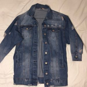 Distressed Jean jacket